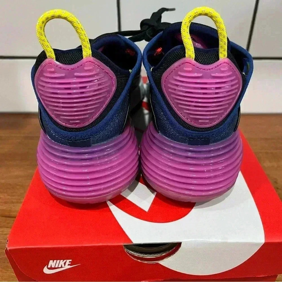 Nike Women's Sneakers - Black, Purple, Yellow - Picture 4 of 7